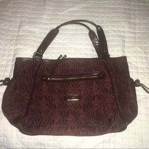 Etienne Aigner Maroon Large Tote